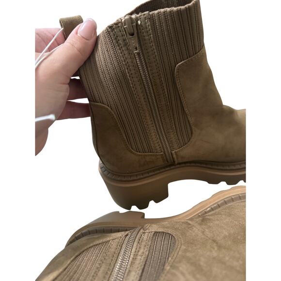 8.5 Universal Thread Tan Chunky Ankle Boots NWT - Picture 4 of 4